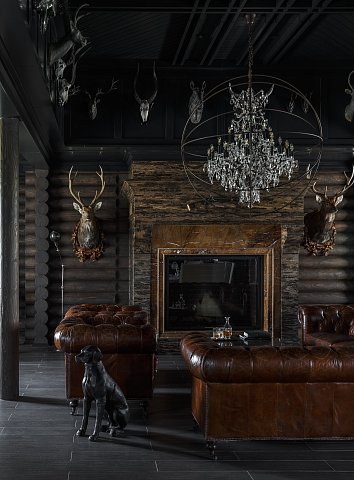 Локация «Каминный зал» Президентского коттеджа — Уткино Country House