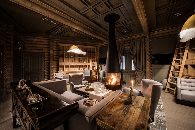 Каминный зал — Уткино Country House
